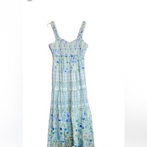 Rococo Sand Dress Elan Tired Floral
Cotton Maxi